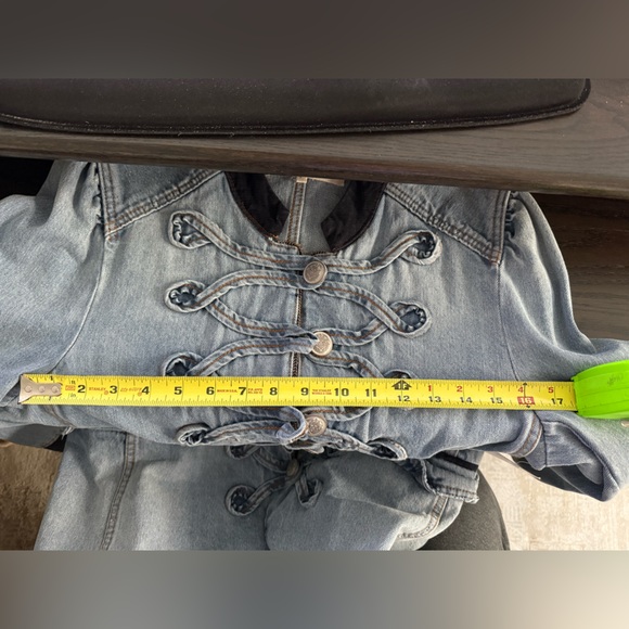 Free People Seamed & Structured Denim Jacket NWT - Picture 11 of 16